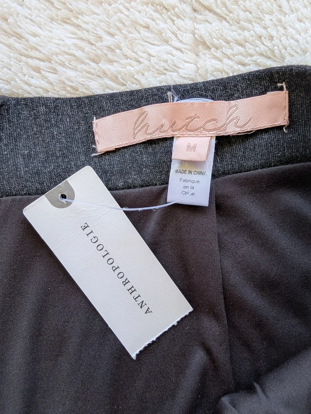 Anthro Hutch Grey A-line Skirt‎